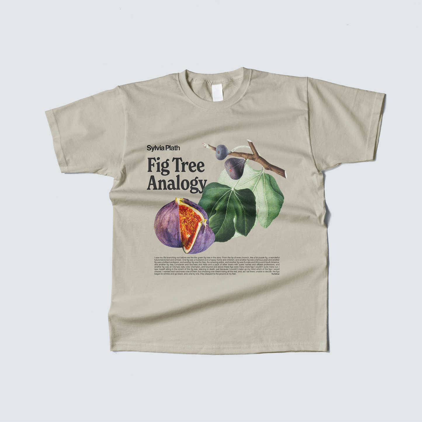 Playera Sylvia Plath Fig Analogy