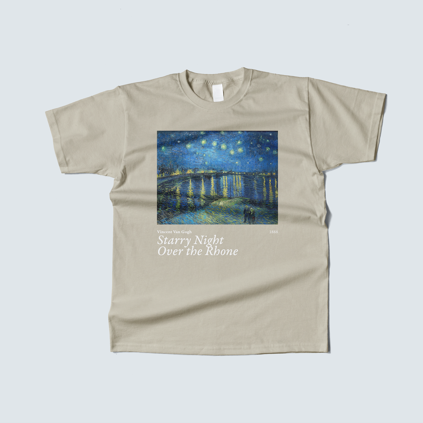 Playera Noche Estrellada Sobre el Ródano