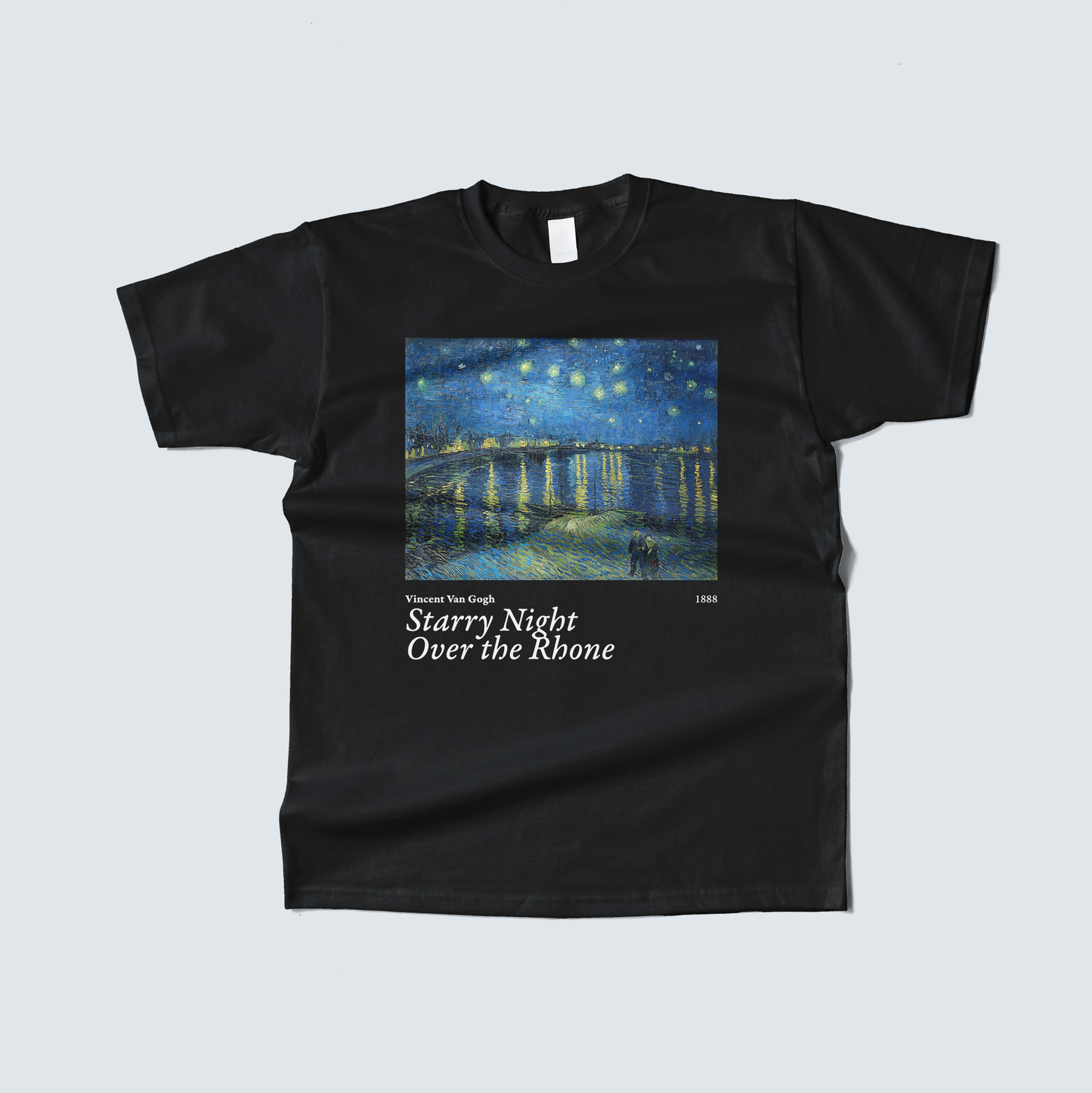 Playera Noche Estrellada Sobre el Ródano