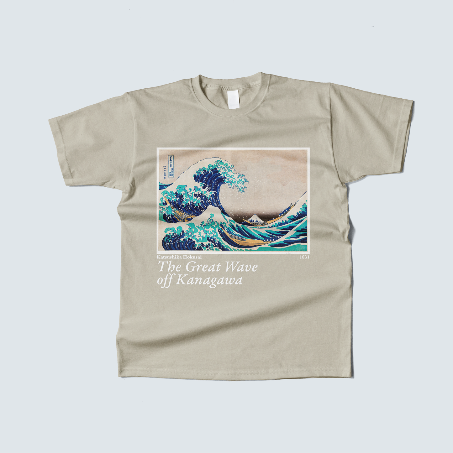 Playera La Gran Ola de Kanagawa