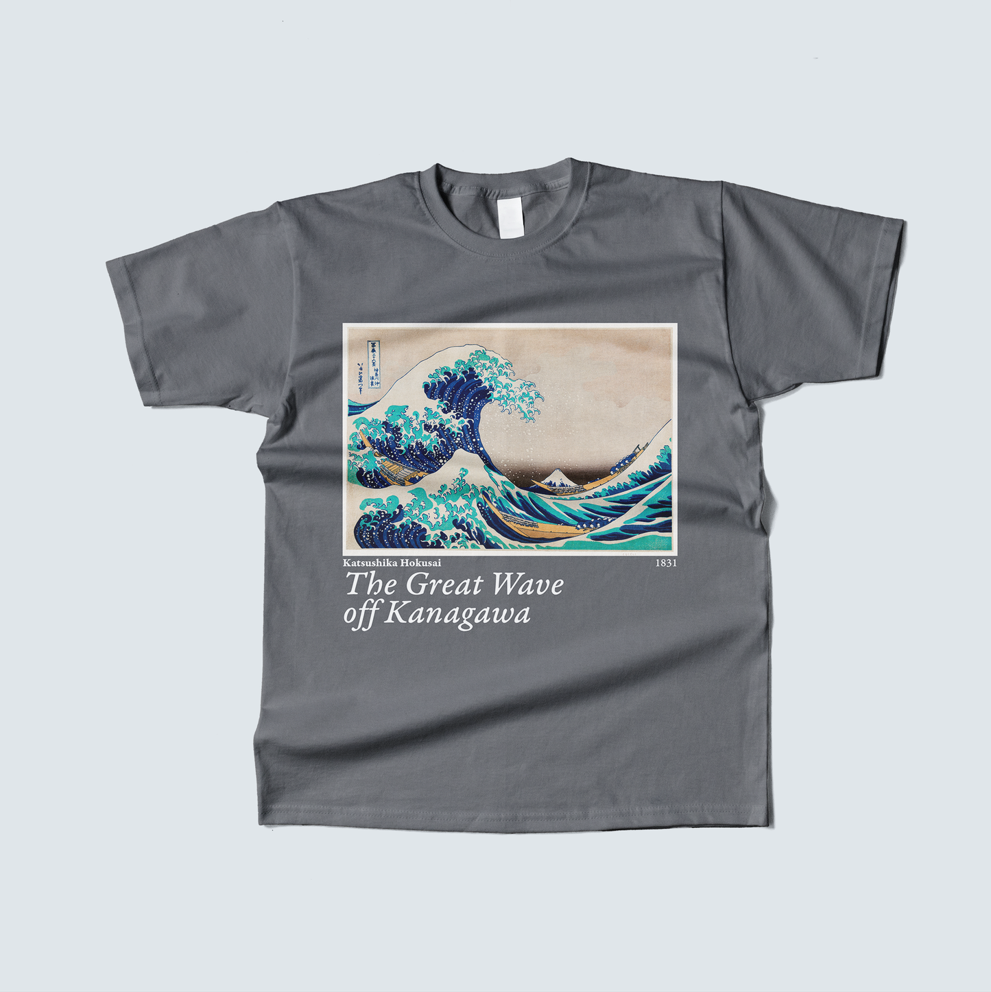 Playera La Gran Ola de Kanagawa