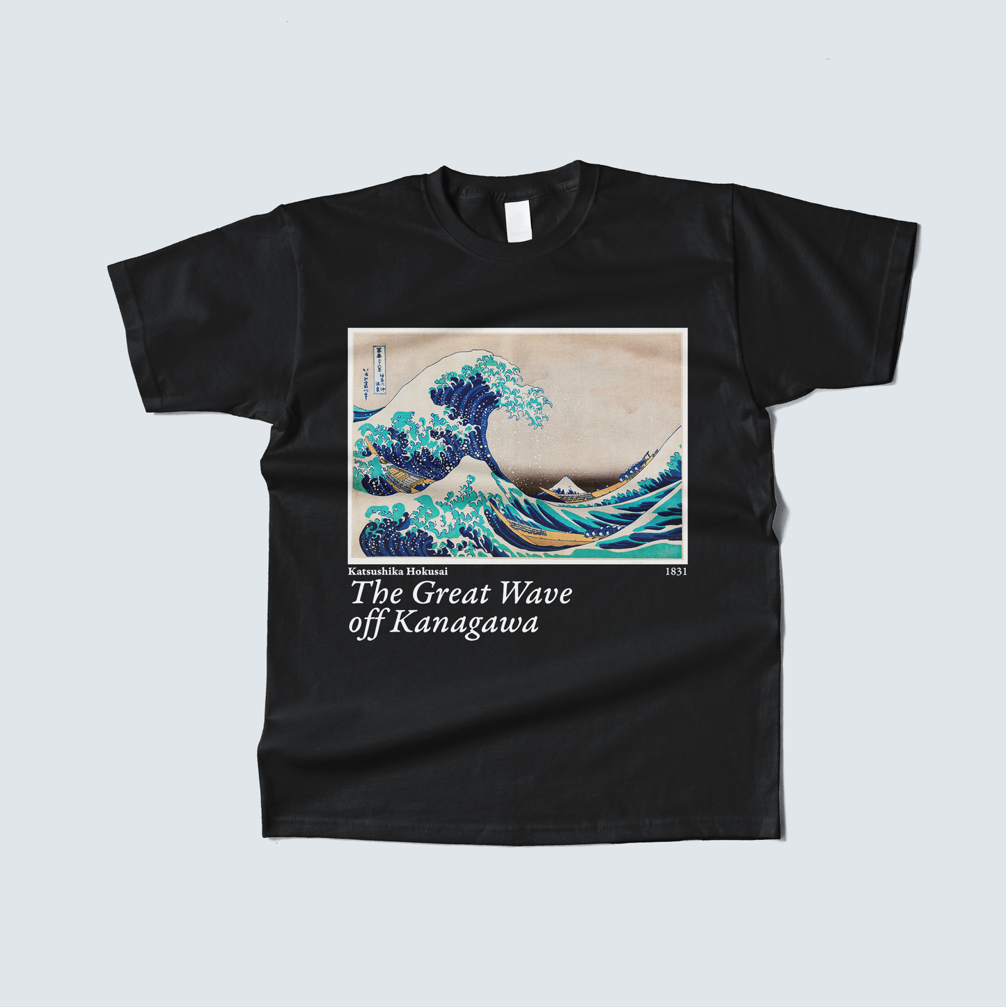Playera La Gran Ola de Kanagawa