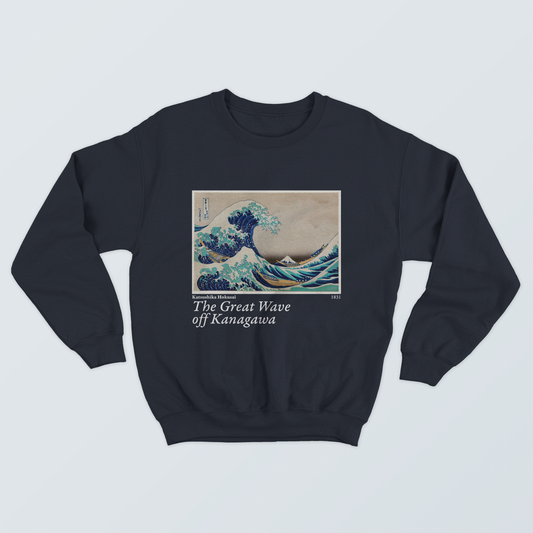 Sudadera La Gran Ola de Kanagawa