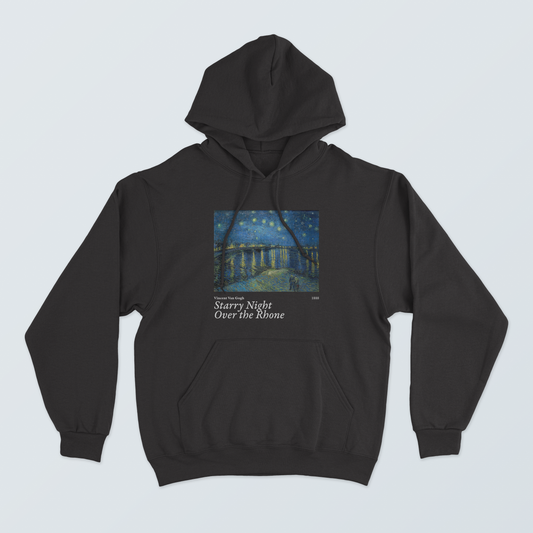 Hoodie Noche Estrellada sobre el Ródano