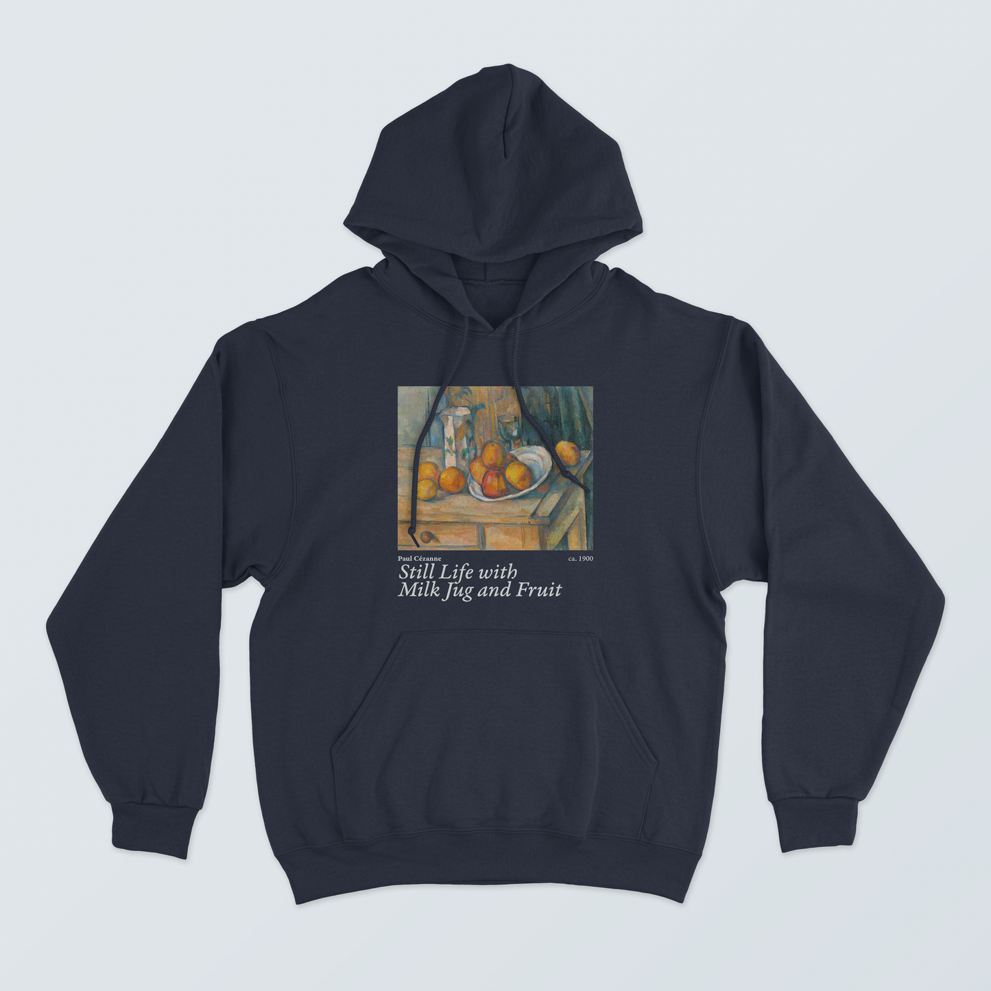 Hoodie Bodegón con Jarra de Leche y Fruta