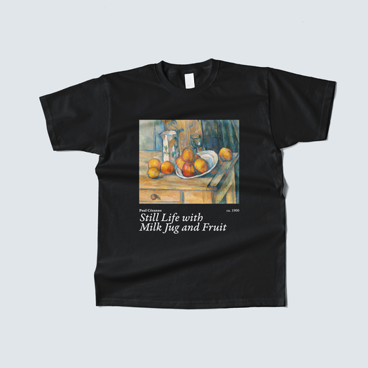 Playera Bodegón con Jarra de Leche y Fruta