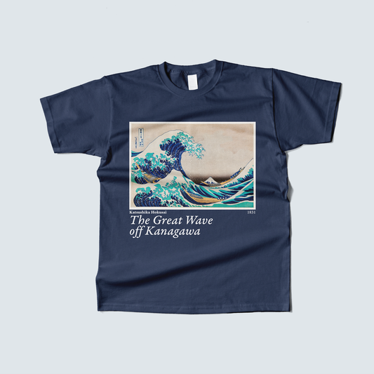 Playera La Gran Ola de Kanagawa