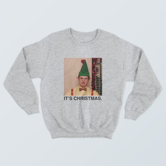 Sudadera Dwight It's Christmas